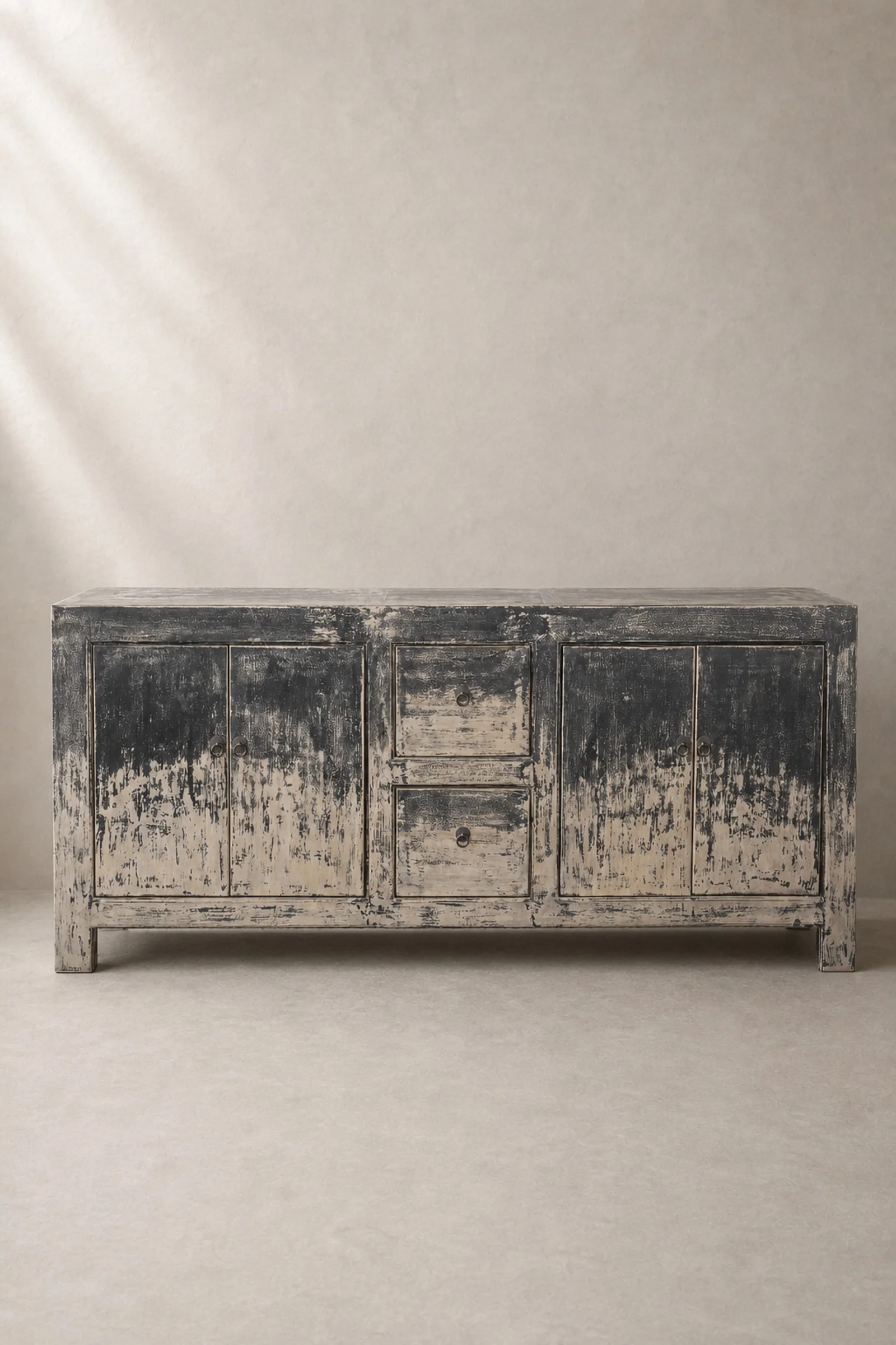 Four-Door Two-Drawer Lacquer Cabinet