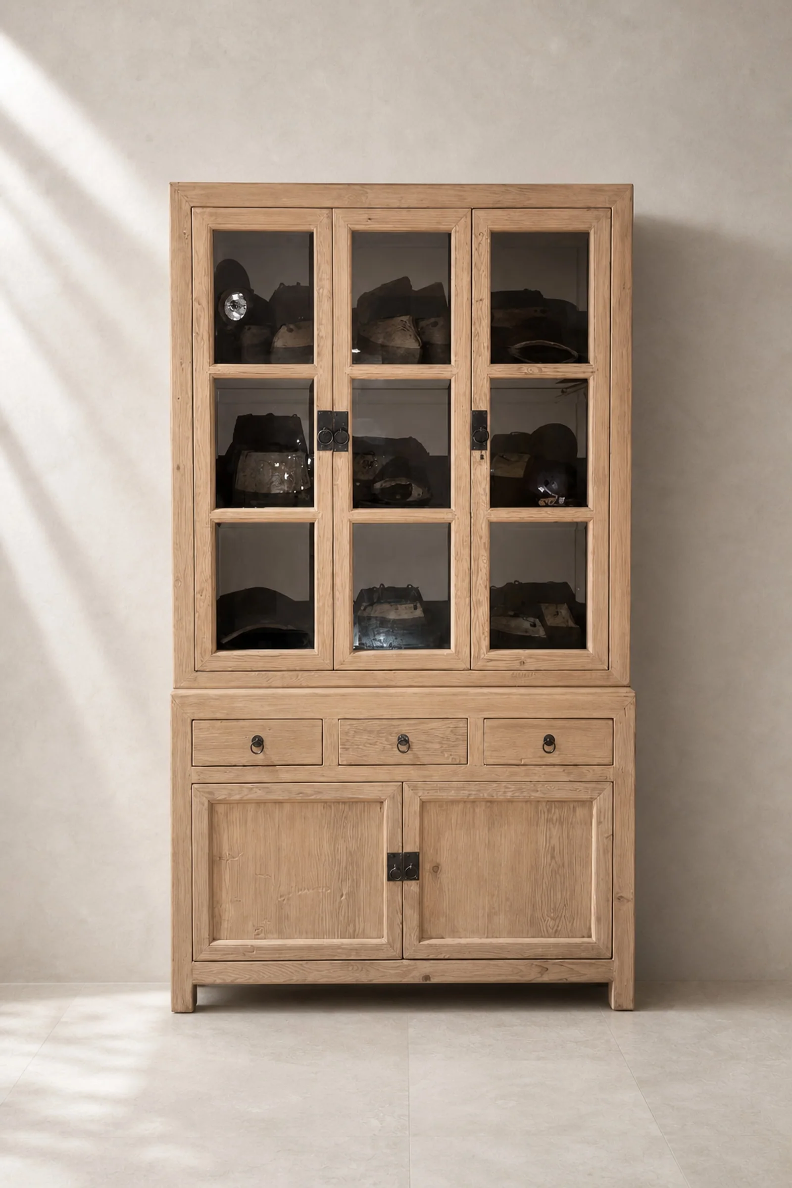 Glass Book Cabinet