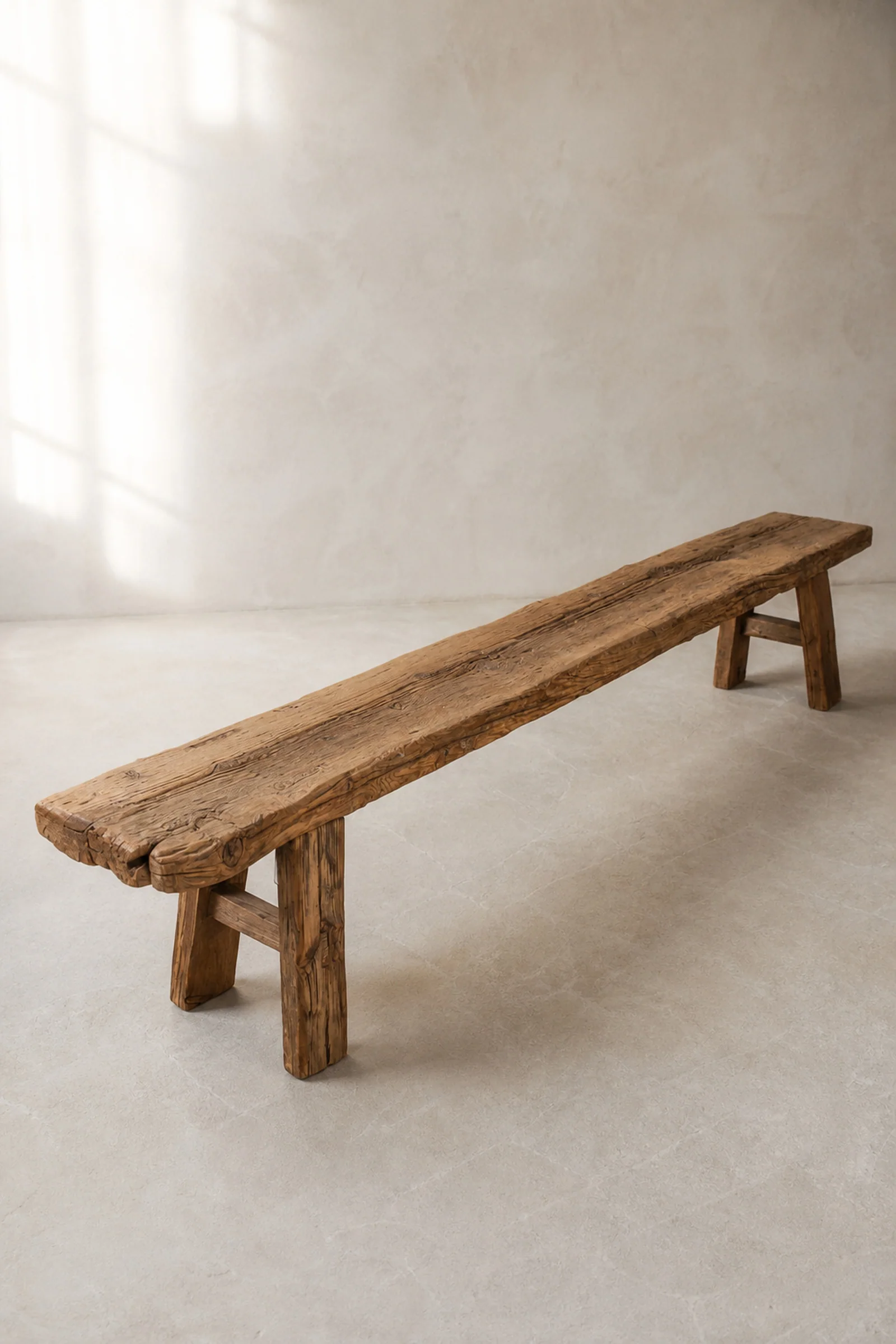 Long Reclaimed Bench